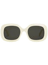 Eyewear Triomphe 10 Acetate Sunglasses White - CELINE - BALAAN 3