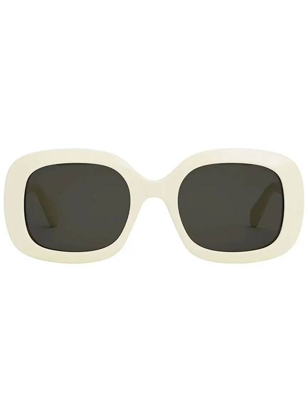 Eyewear Triomphe 10 Acetate Sunglasses White - CELINE - BALAAN 3