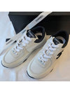 CC Logo Suede Tennis Low Top Sneakers Black - CHANEL - BALAAN 6