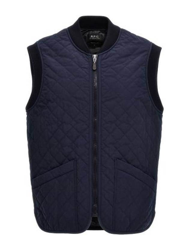 Quilted Vest Navy - A.P.C. - BALAAN 1