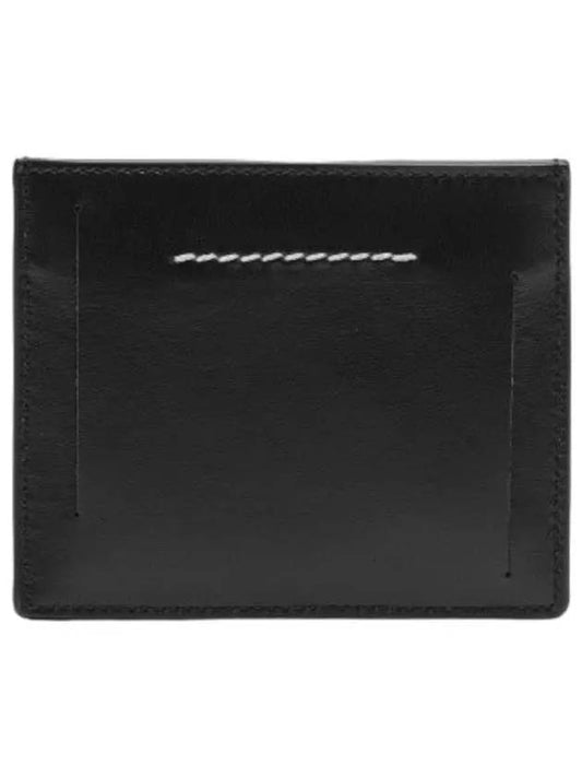 MM6 Stitch Card Wallet Black - MAISON MARGIELA - BALAAN 2