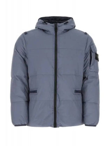 Men's Air Force Nylon Down Padding Blue - STONE ISLAND - BALAAN.