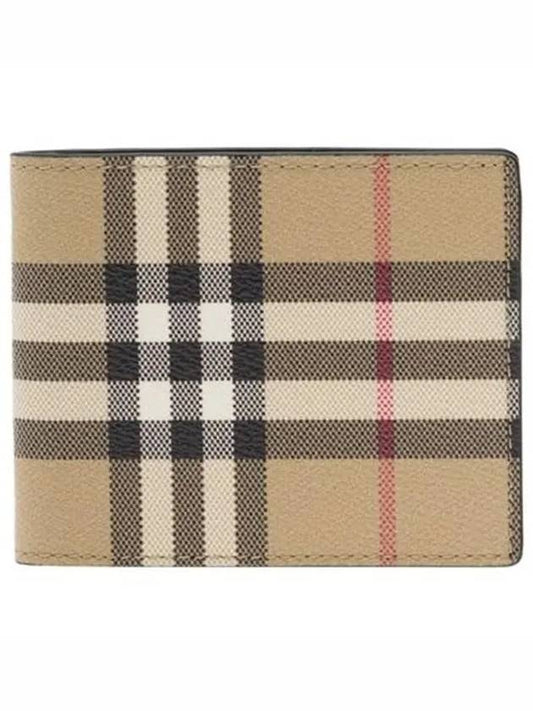 Vintage Check Slim Half Wallet Beige - BURBERRY - BALAAN 2