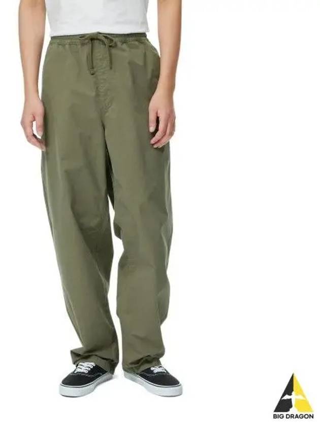 Range Baggy Tapered Elastic Waist Pants Canteen VN00000D1LE1 - VANS - BALAAN 1