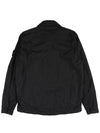 Garment Dyed Crinkle Reps Recycled Nylon Jacket Black - STONE ISLAND - BALAAN 3