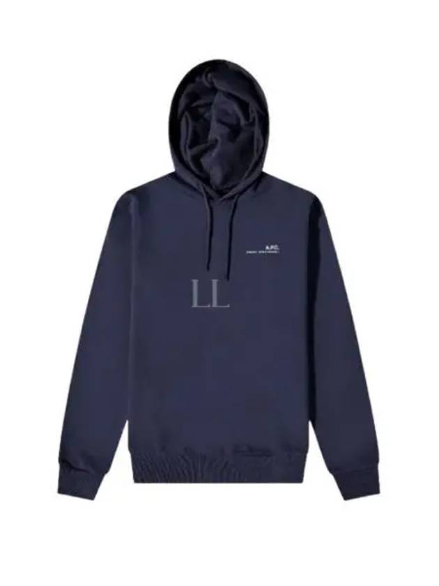 Item Logo Print Hooded Top Navy - A.P.C. - BALAAN 2