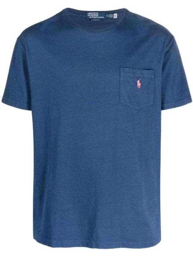 Polo Pony Chest Pocket T-Shirt 710835756006 - POLO RALPH LAUREN - BALAAN 1