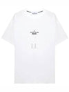 Archibio PVC Print Short Sleeve T-Shirt White - STONE ISLAND - BALAAN 2