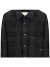 Black Padded Check Shirt W243SH13836B - WOOYOUNGMI - BALAAN 4