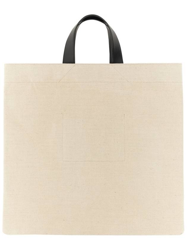 Book Square Tote Bag Beige - JIL SANDER - BALAAN 3