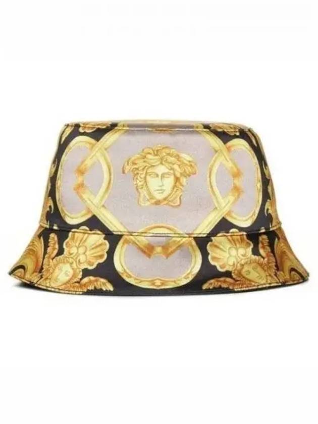 Baroque Print Bucket Hat Black Gold - VERSACE - BALAAN 2