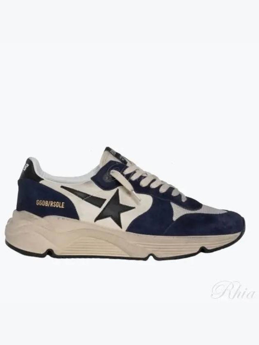 Running Sole Distressed Leather Suede Mesh Low-Top Sneakers - GOLDEN GOOSE - BALAAN 2