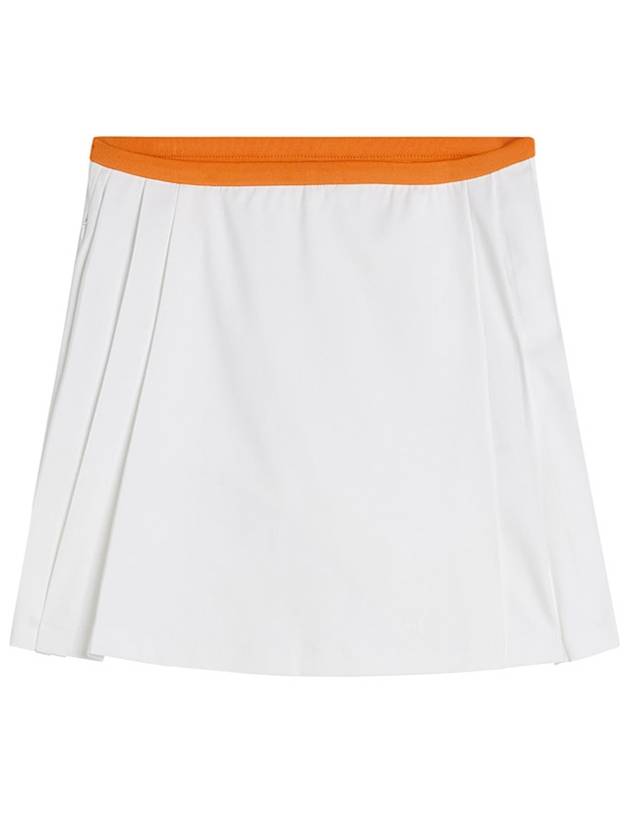 Women's Sierra Pleated Skirt White - J.LINDEBERG - BALAAN 2