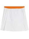 Women's Sierra Pleated Skirt White - J.LINDEBERG - BALAAN 3