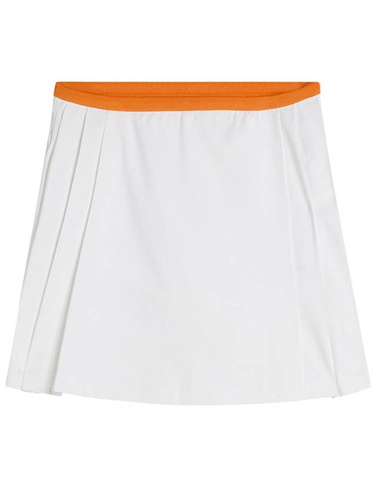 Women's Sierra Pleated Skirt White - J.LINDEBERG - BALAAN 2