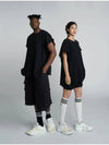 Vintage Layer Short Sleeve T-shirt Black - ATHPLATFORM - BALAAN 1