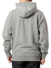 Heart Logo Cotton Hoodie Grey - AMI - BALAAN 4