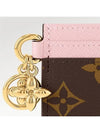 LV Charm Monogram Card Wallet Brown Pink - LOUIS VUITTON - BALAAN 3