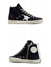 Leather Francy High Top Sneakers Night Blue - GOLDEN GOOSE - BALAAN 5