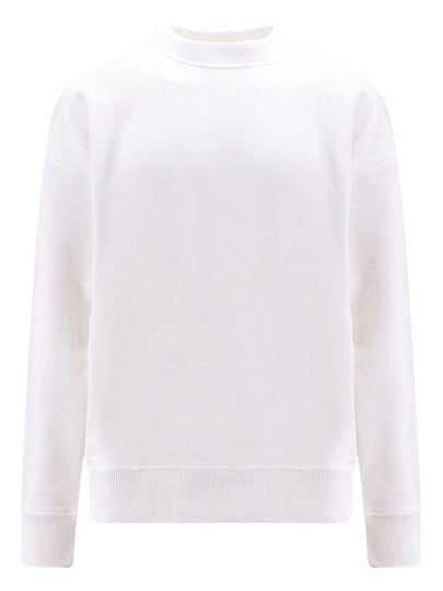 Men's Logo Embroidery Sweatshirt White - DIESEL - BALAAN 2