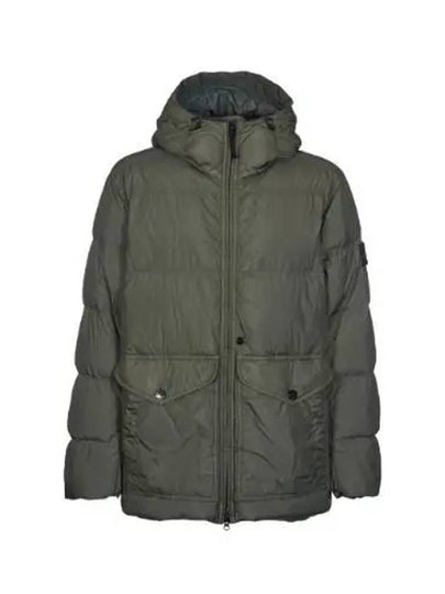 Crinkle Reps Re-Nylon Down Padding Green - STONE ISLAND - BALAAN 2