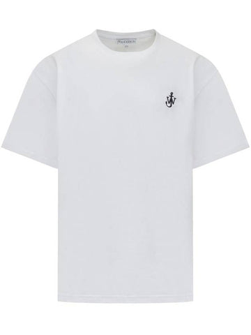 JW Anderson Anchor Embroid Tee - JW ANDERSON - BALAAN 1