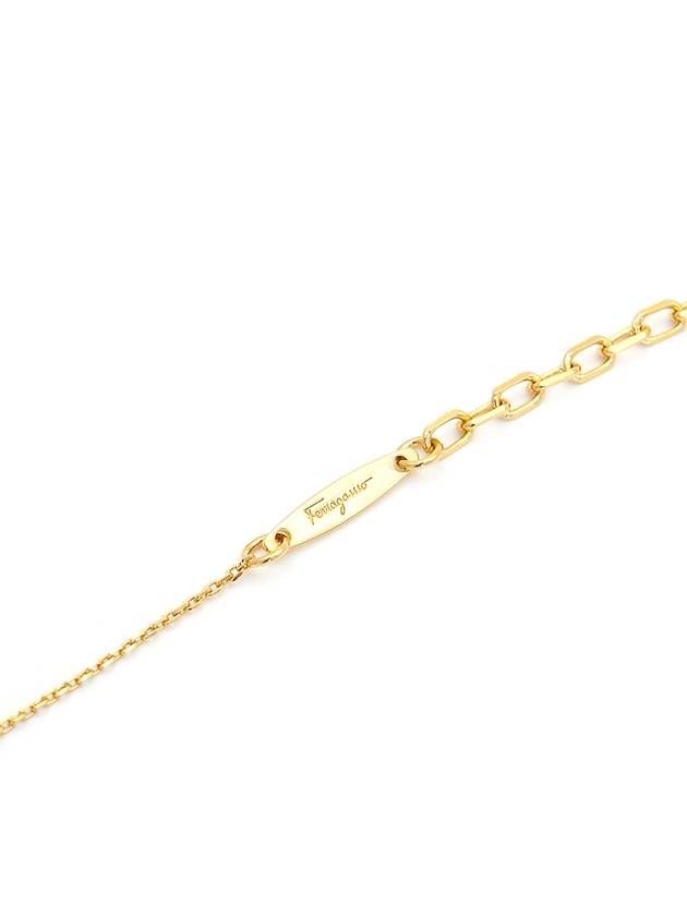 Women's Vara Bow Pendant Necklace Gold - SALVATORE FERRAGAMO - BALAAN 8