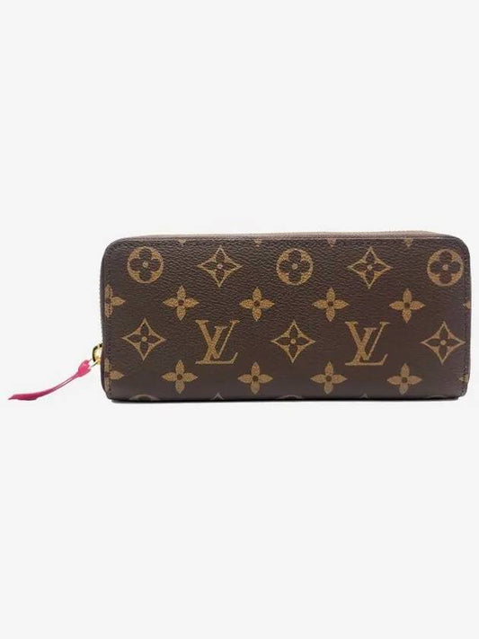 Monogram Clemence Long Wallet Brown Fuchsia - LOUIS VUITTON - BALAAN 2