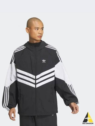 Adicolor Windbreaker BLACKwhite - ADIDAS - BALAAN 1