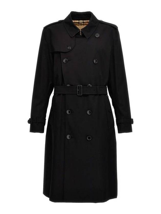 Heritage Kensington Trench Coat Black - BURBERRY - BALAAN 3