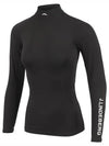 Asa Soft Compression High Neck Long Sleeve T-Shirt Black - J.LINDEBERG - BALAAN 2