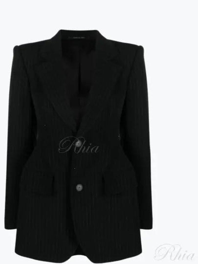 Women's Hourglass Blazer Jacket Black - BALENCIAGA - BALAAN 2