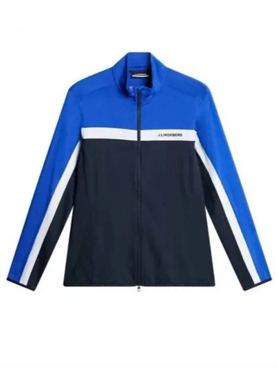 Jarvis Mid Layer Zip Up Jacket Blue - J.LINDEBERG - BALAAN 2