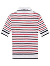 Striped Round Sailor Collar Sweater OF2713LAWHITE - ONOFF - BALAAN 2