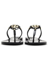 Miller Mini Flat Thong Flip Flop Black - TORY BURCH - BALAAN 4