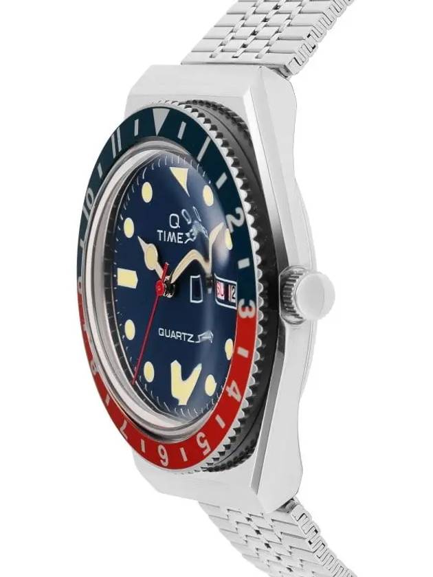 Reissue 38mm Stainless Steel Watch Blue Red - TIMEX - BALAAN 4