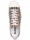 Vintage Check Cotton Sneakers Archive Beige - BURBERRY - BALAAN 6