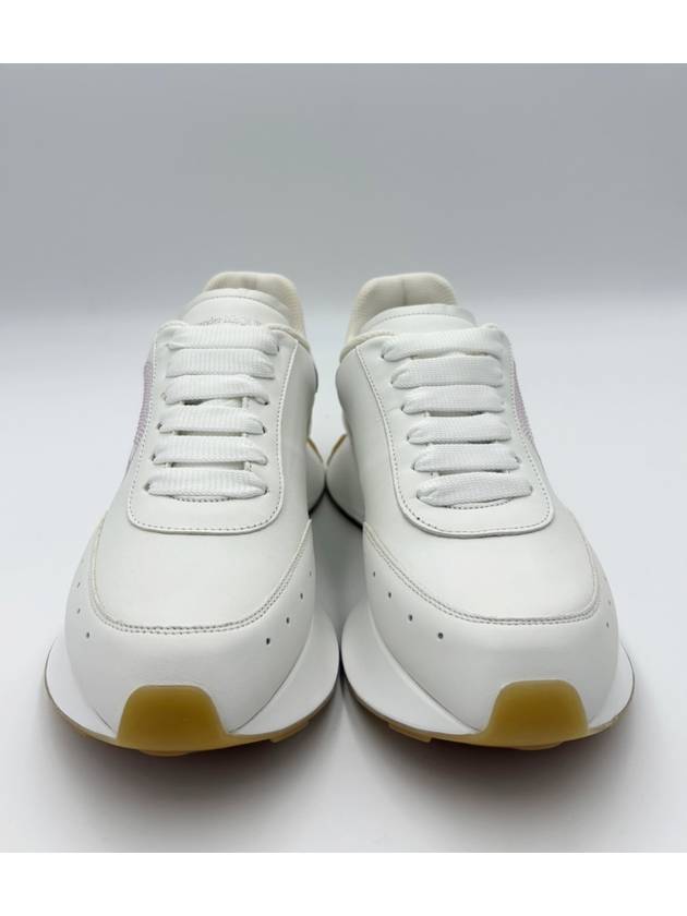 Logo Low Top Sneakers White Pink - ALEXANDER MCQUEEN - BALAAN 5