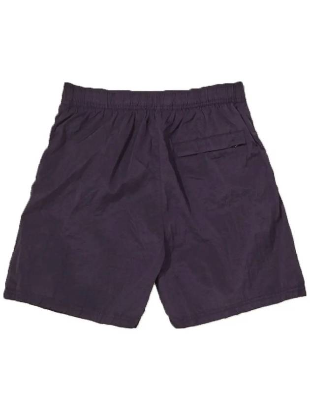 Men's Logo Patch Nylon Swim Shorts Purple - STONE ISLAND - BALAAN 4