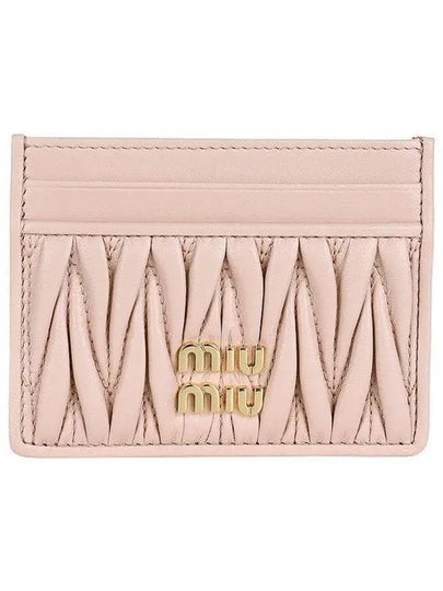 Materasse Nappa Leather Card Wallet Powder Pink - MIU MIU - BALAAN 2