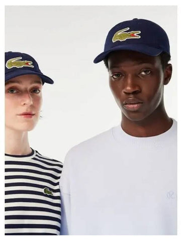 Big Croc Baseball Cap RK9871 54G 166 Domestic Product GQ2N24070367705 - LACOSTE - BALAAN 1