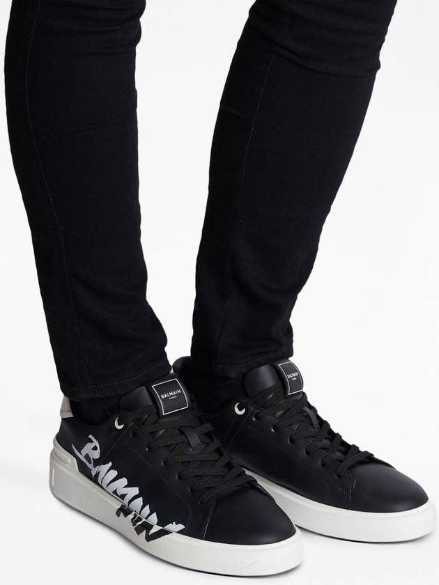 23 fw leather BCOURT sneakers WITH logo print BM1VI288LBAL EAB B0230475568 - BALMAIN - BALAAN 7