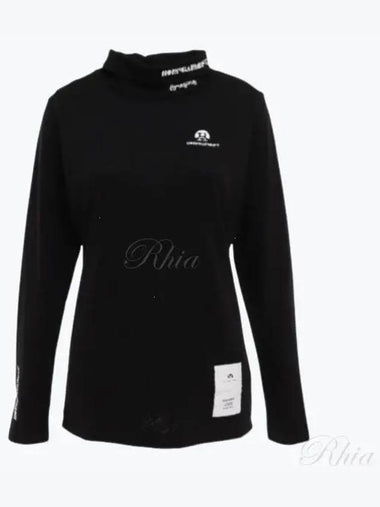 Golf Wear High Neck Women s Long Sleeve T Shirt Top HCW 2C AA05 BLACK - HORN GARMENT - BALAAN 1