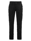 Men's Wappen Patch Cargo Track Pants Black - STONE ISLAND - BALAAN 2