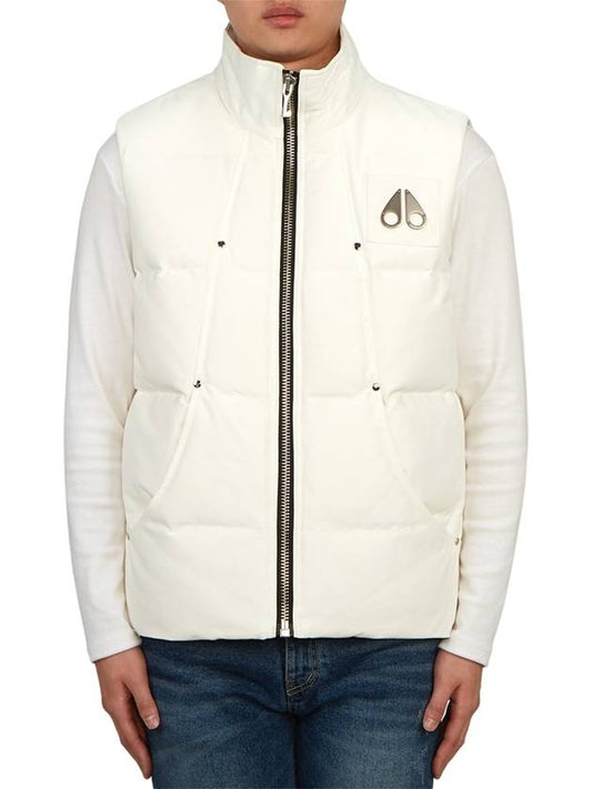 Logo Montreal Padded Vest White - MOOSE KNUCKLES - BALAAN 1