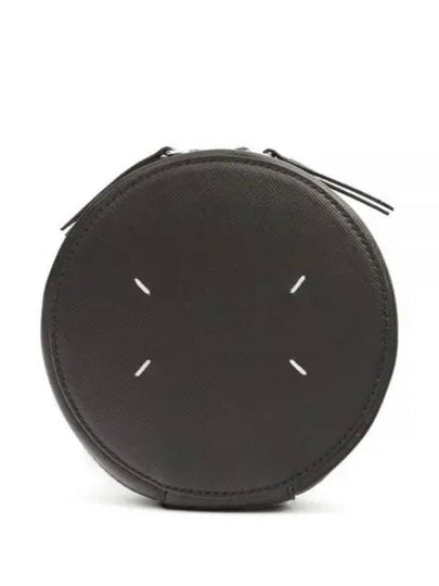 Micro Circle Leather Cross Bag Black - MAISON MARGIELA - BALAAN 2