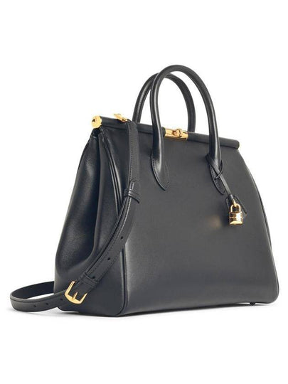 Dolce & Gabbana 'New Sicily' Black Leather Bag - DOLCE&GABBANA - BALAAN 2