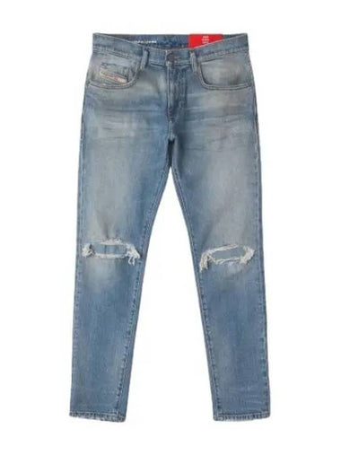 Struct denim pants light blue - DIESEL - BALAAN 1