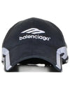 3B Sports Icon Ball Cap Black - BALENCIAGA - BALAAN 2