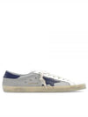 Blue Superstar Low Top Sneakers Light Silver - GOLDEN GOOSE - BALAAN 2